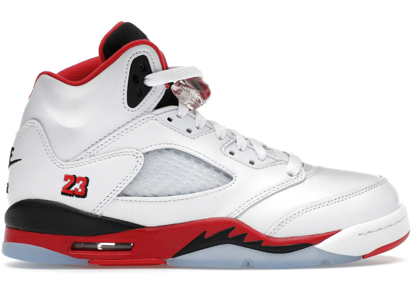 BRAND NEW STEAL - Jordan 5 Retro Fire Red Black Tongue (2025) (GS)