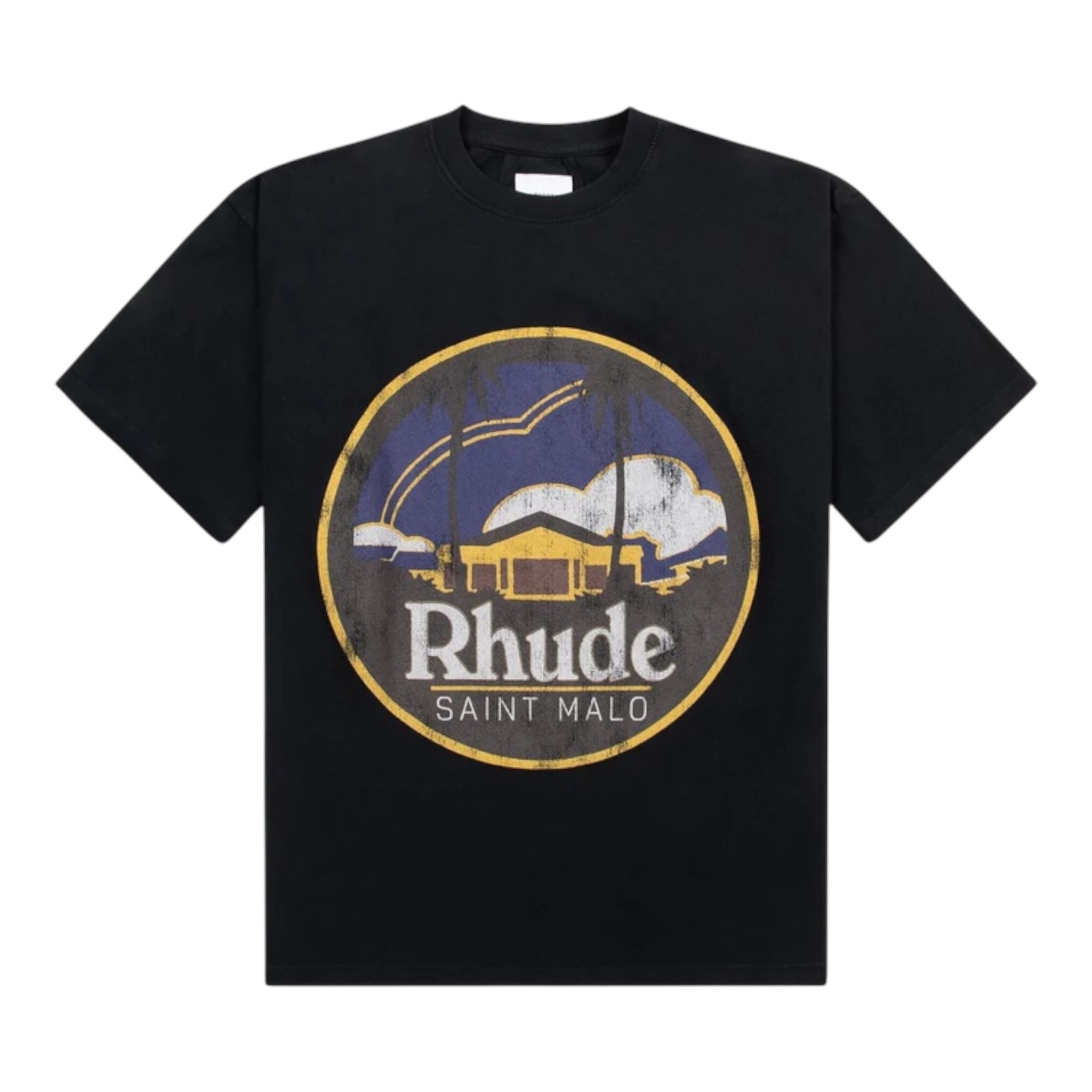 Rhude Saint Malo T-Shirt (Vintage Black)