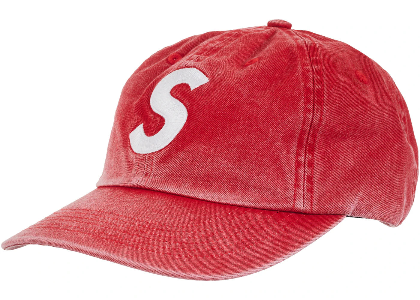 Supreme Pigment Print S Logo 6-Panel (FW23) Red - Preowned