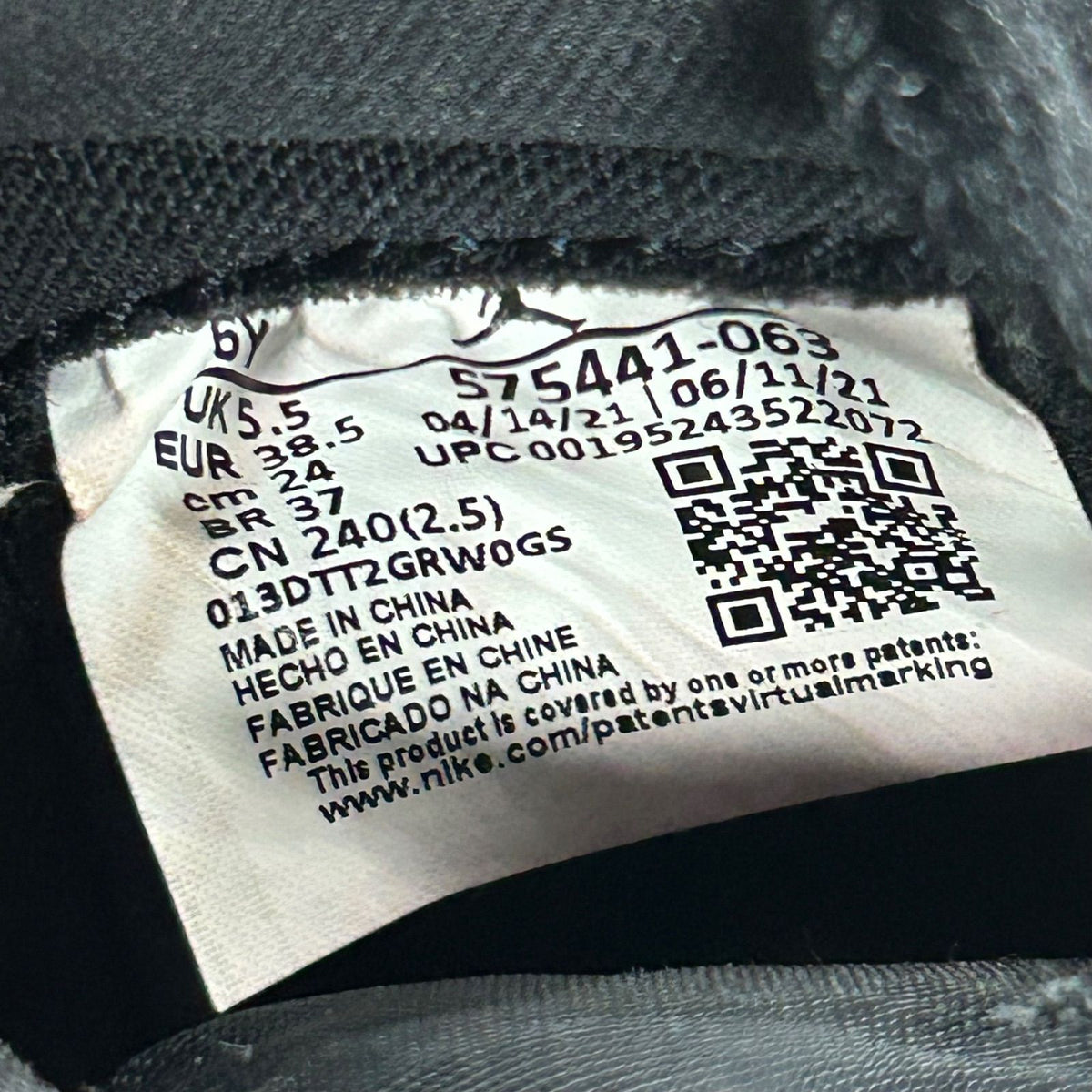 Jordan 1 Retro High OG Patent Bred (GS) - Preowned