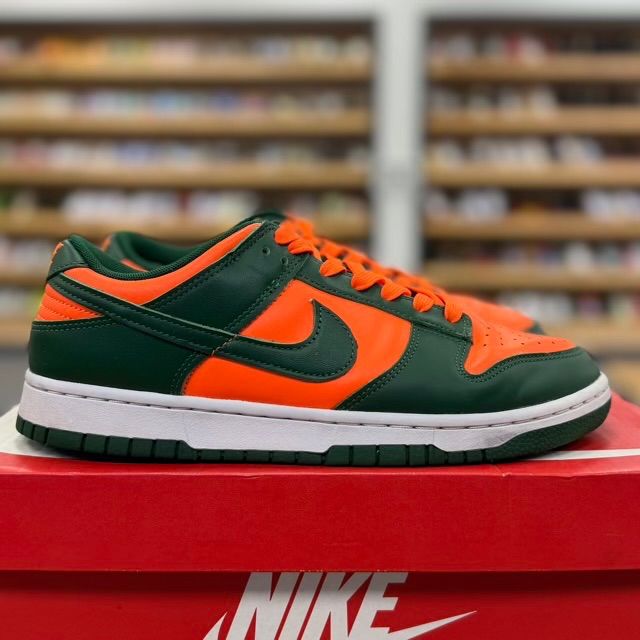Nike Dunk Low Retro Miami Hurricanes - Preowned