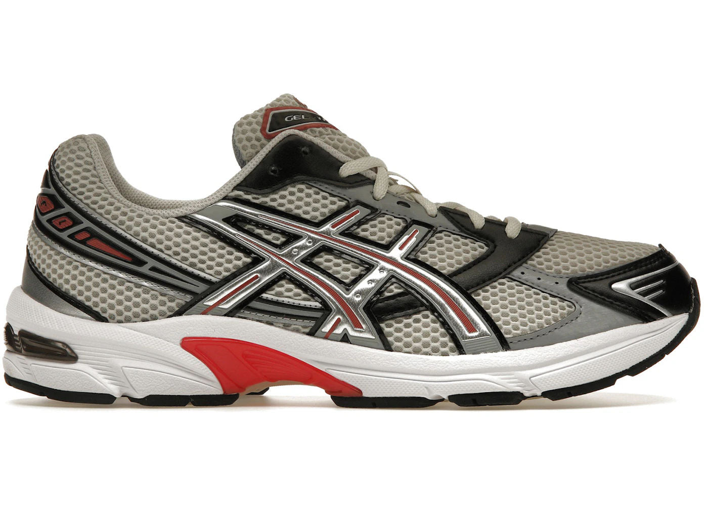 ASICS Gel-1130 Smoke Grey Pure Silver Red - Preowned