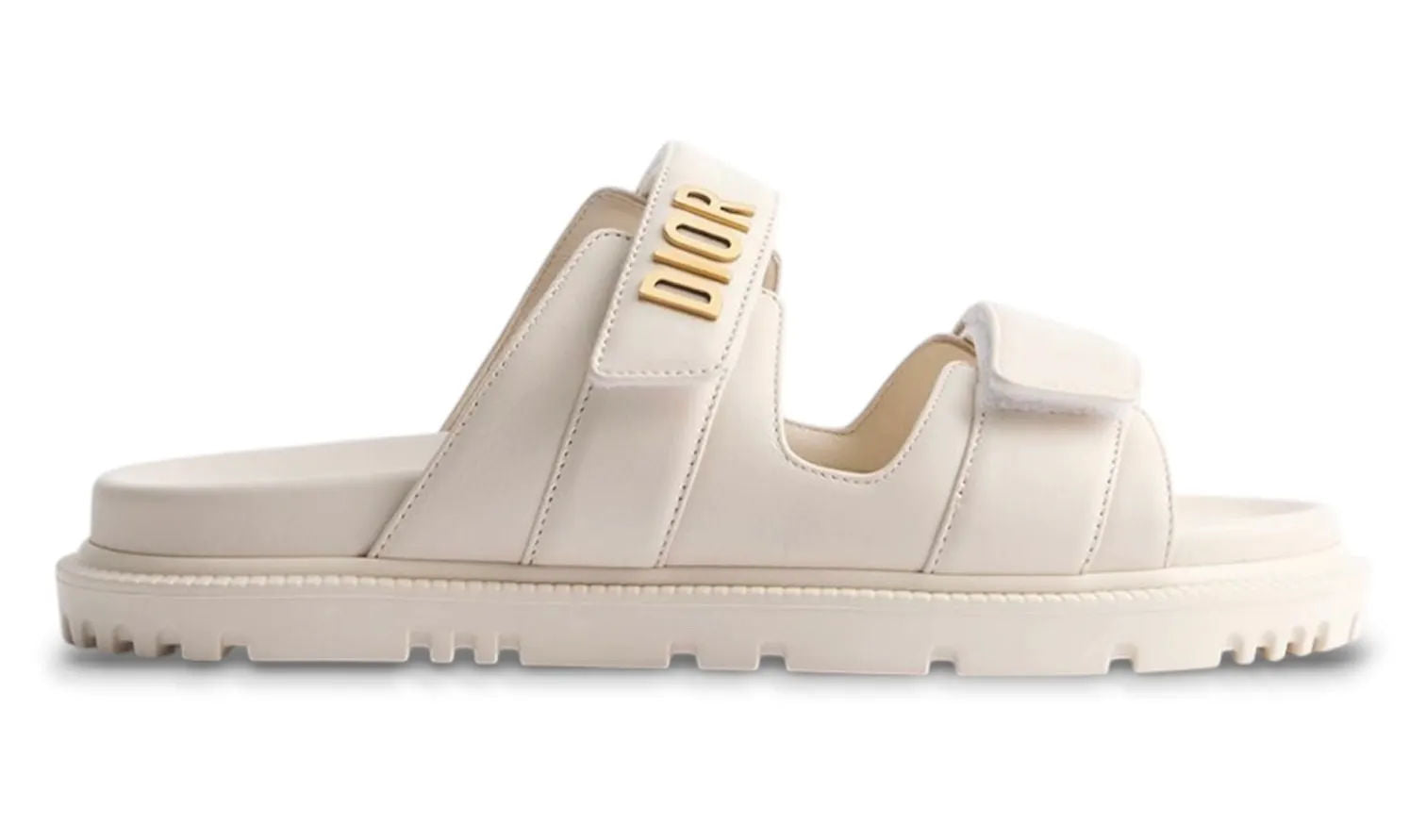Dior Dioract Slide (White Lambskin) (Women's)