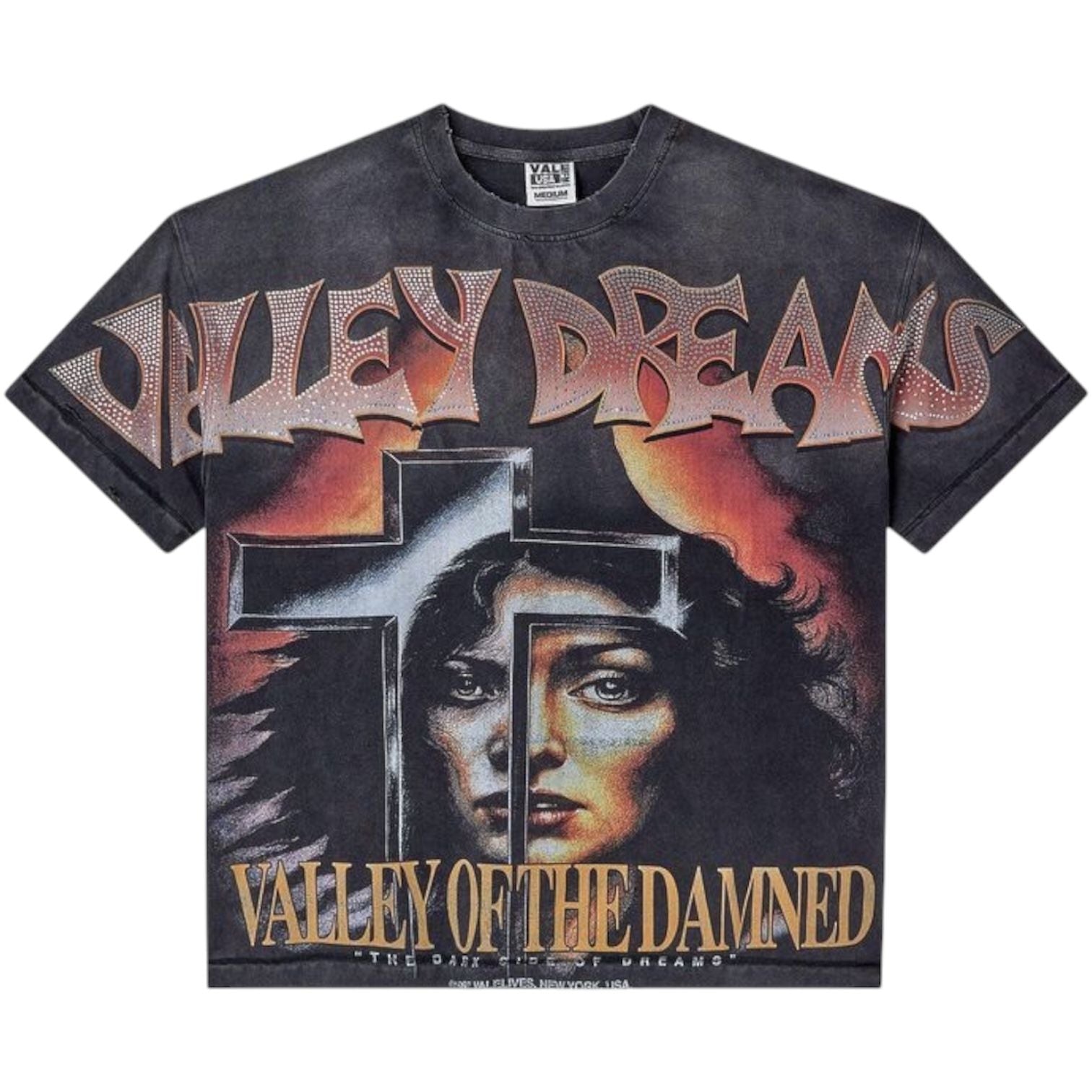 Vale Forever Damned Bling Tee (Black)