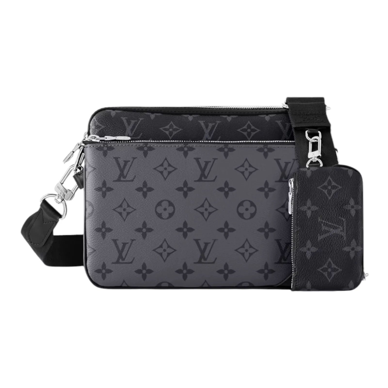 Louis Vuitton Monochrome Trio Messenger (Black) - Preowned