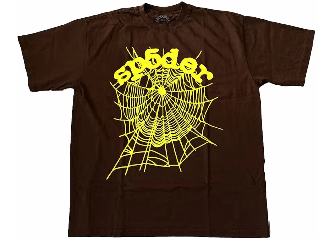 Sp5der OG Web Tee (Brown)