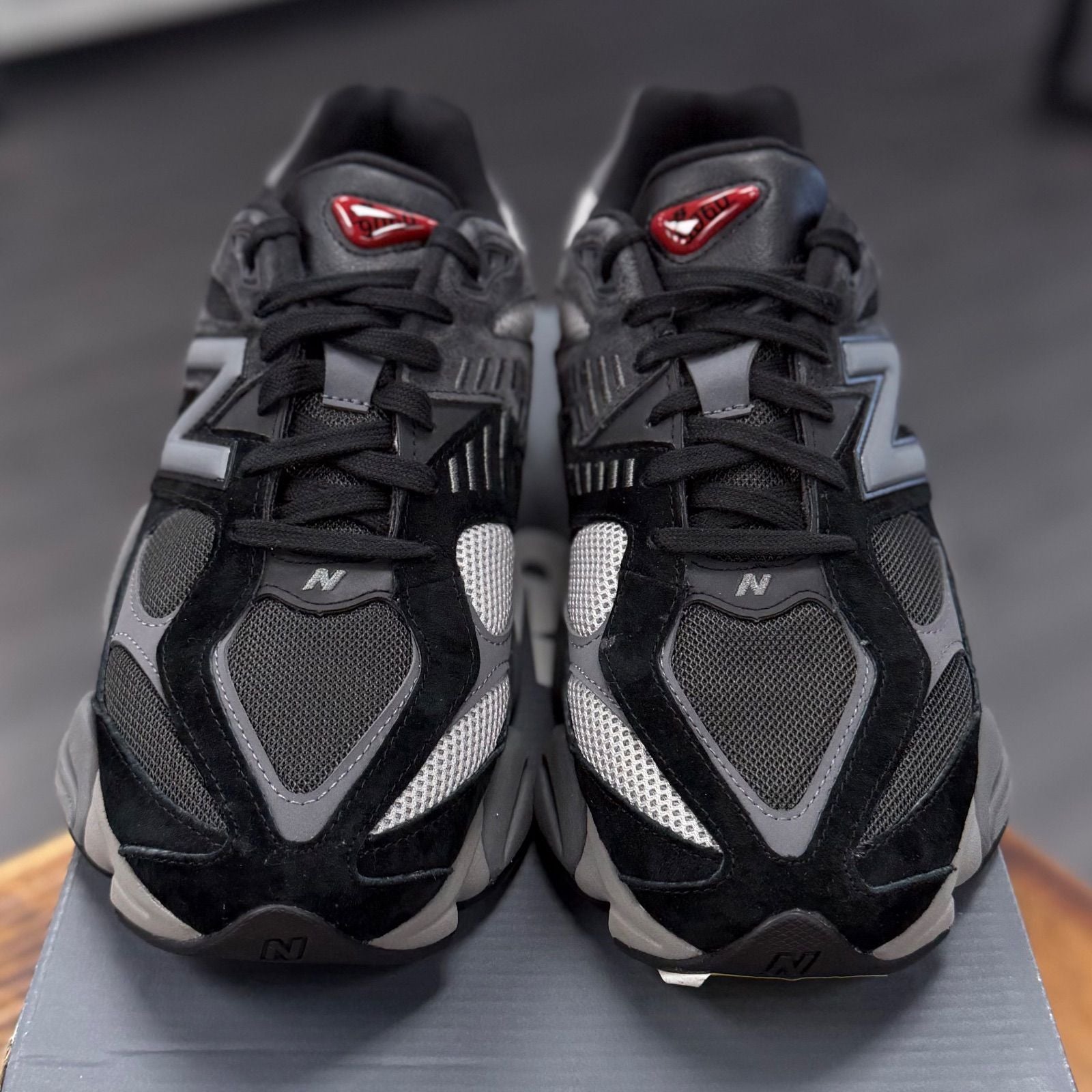 New Balance 9060 Black Castlerock Grey - Preowned