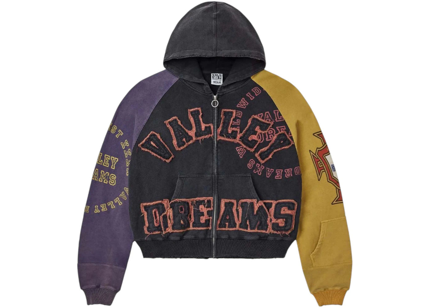 Vale Forever Crest Zip Up Hoodie Multicolor - Preowned