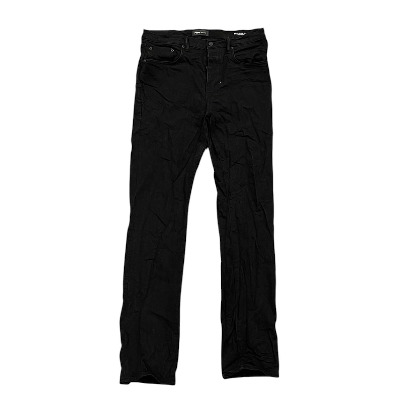 Purple Brand P.005 Slim Straight Jeans (Black) - Preowned