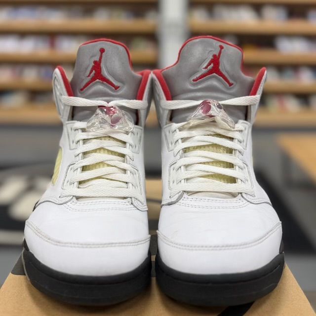 Jordan 5 Retro Fire Red Silver Tongue (2020) - Preowned