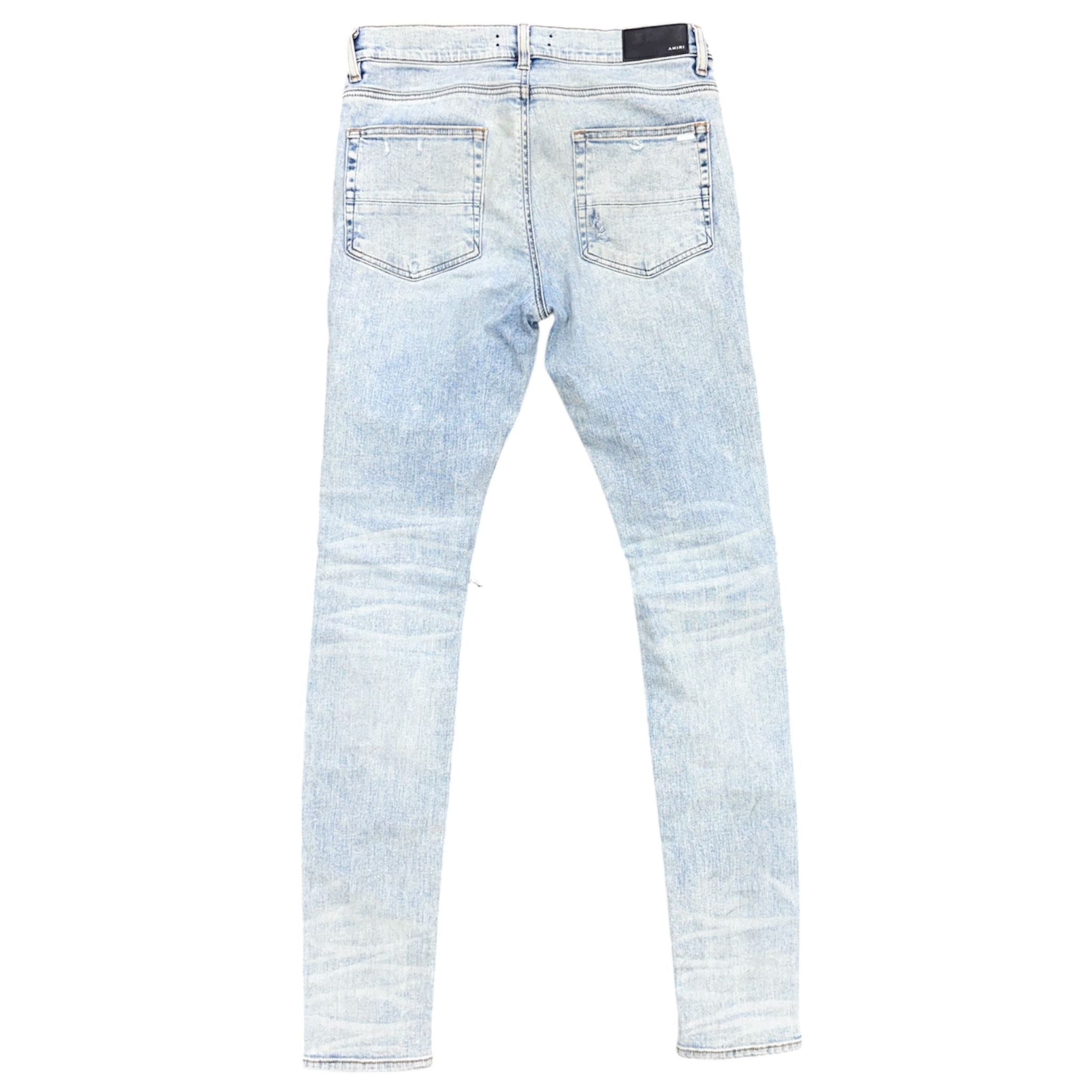 Amiri Bandana Multi Color Jean (Light Wash) - Preowned