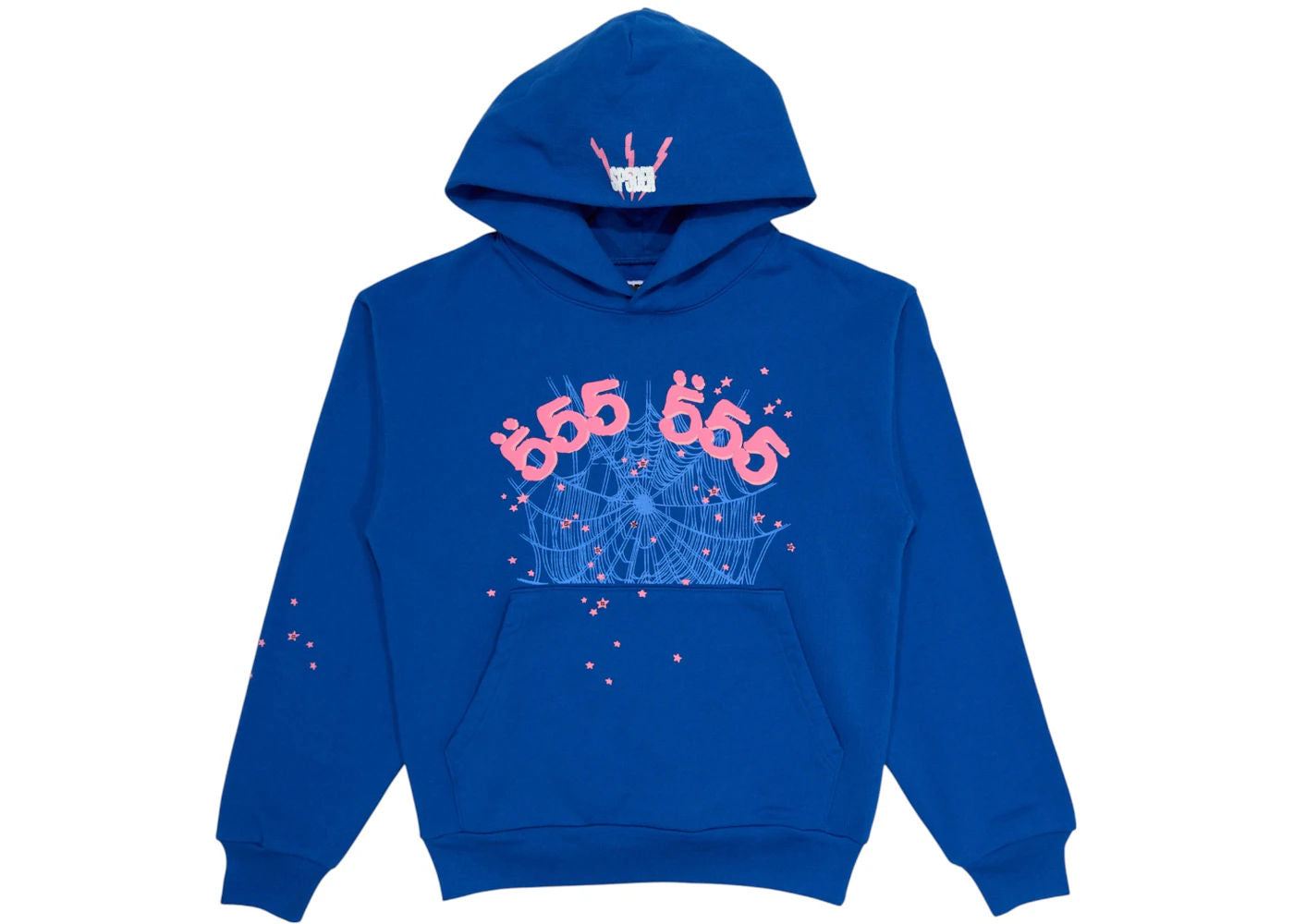 Sp5der Angel Number Hoodie (Blue)