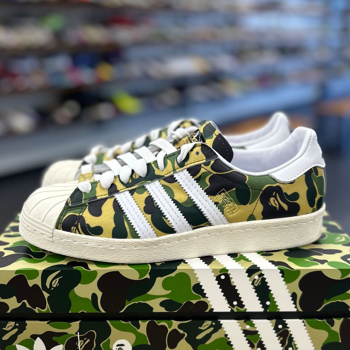 adidas Superstar Bape ABC Camo Green - Preowned