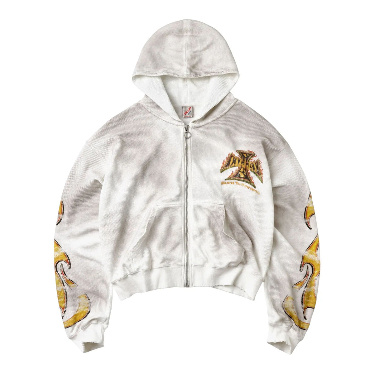 Vale Forever Reborn Waffle Zip Up (White)