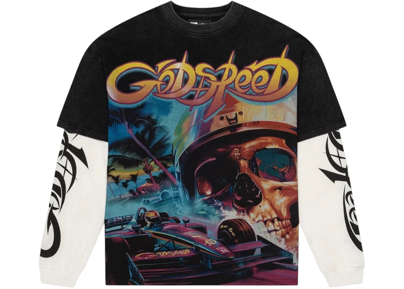 Godspeed F1 Dreams Layered T-shirt Black - Preowned