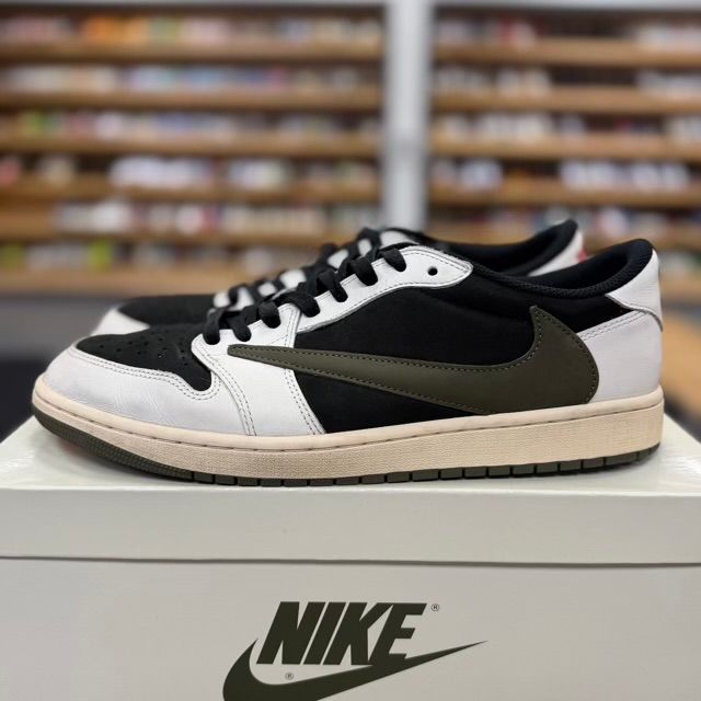 Jordan 1 Retro Low OG SP Travis Scott Olive (Women's) - Preowned