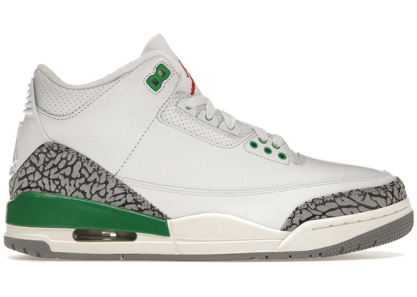 Jordan 3 Retro Lucky Green (Women's) - Preowned