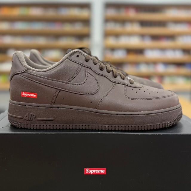 Nike Air Force 1 Low Supreme Baroque Brown - Preowned
