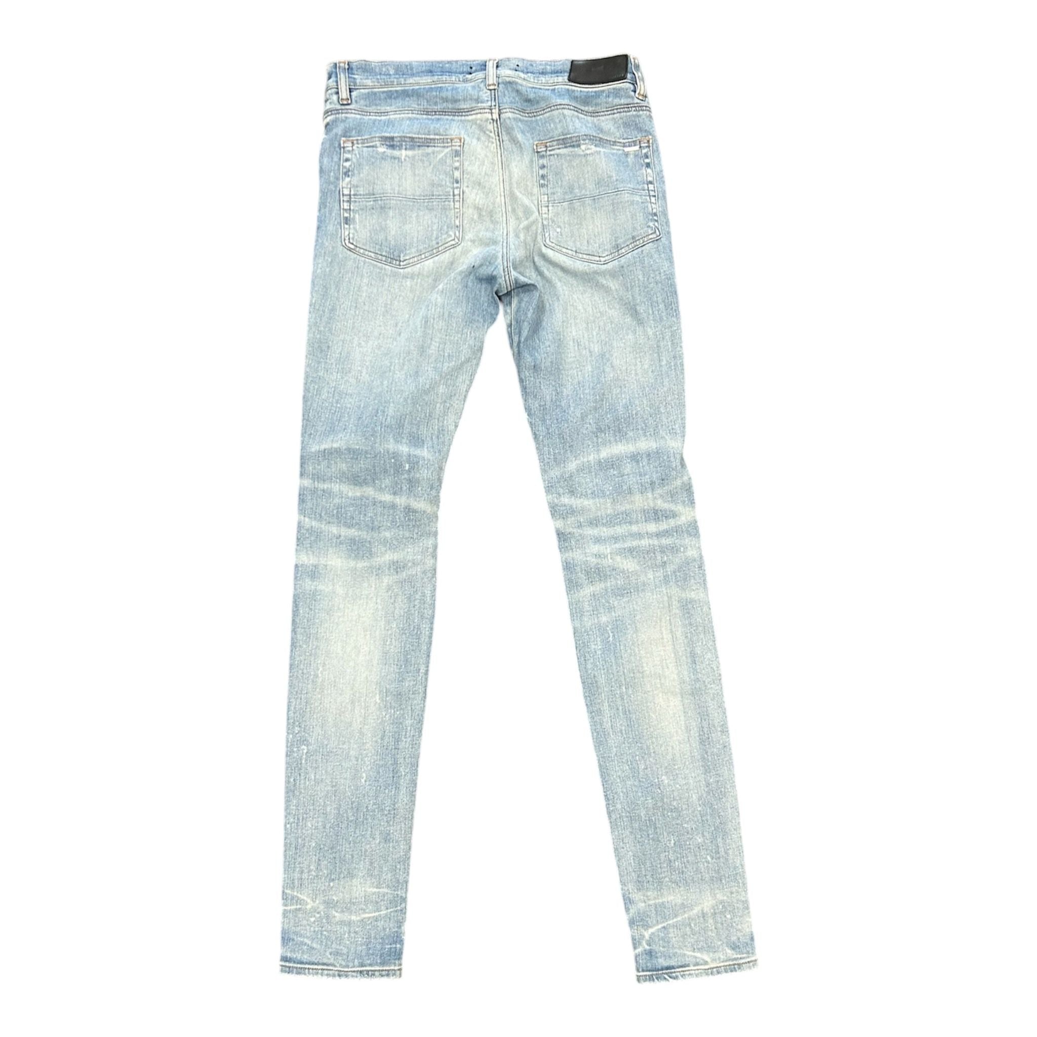 Amiri Mx1 Cheetah Jean (Blue) - Preowned
