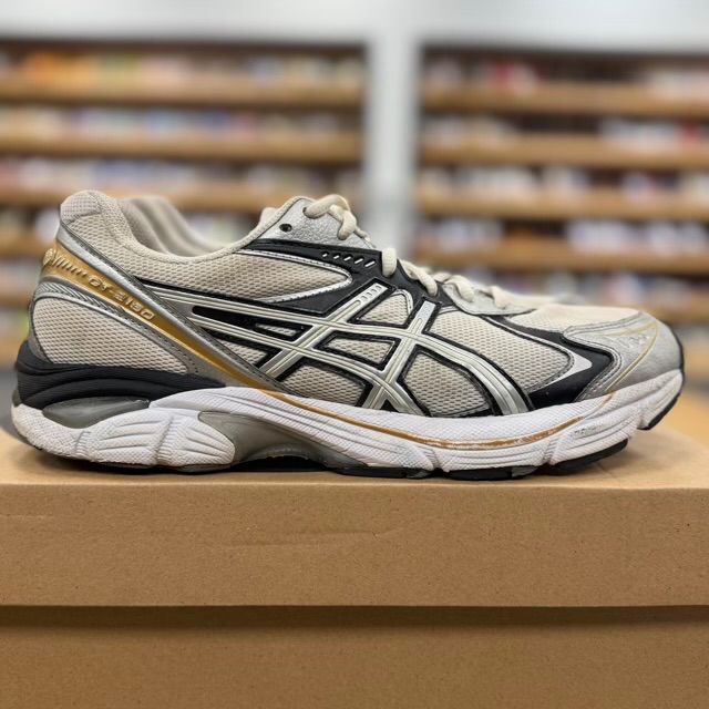 ASICS GT-2160 Cream Pure Silver Gold - Preowned