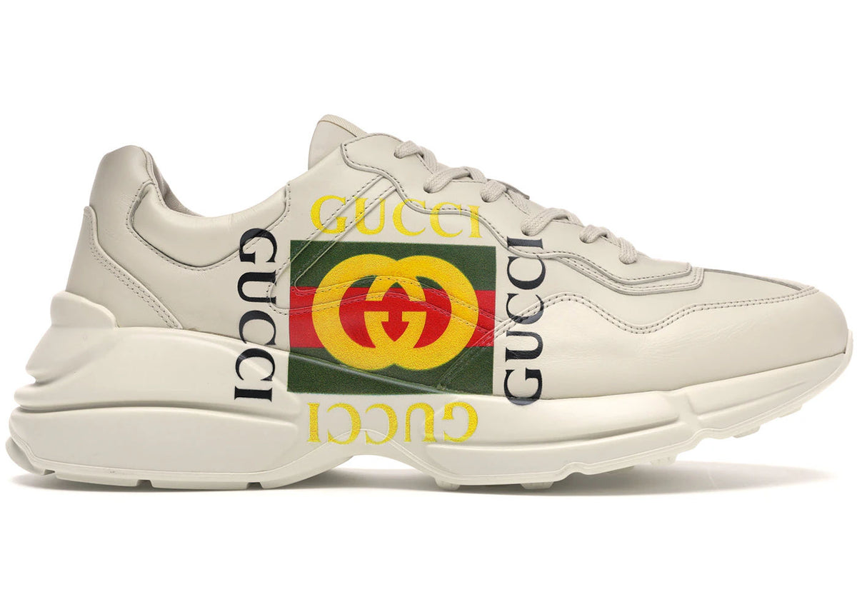 Gucci Rhyton Logo Ivory - Preowned