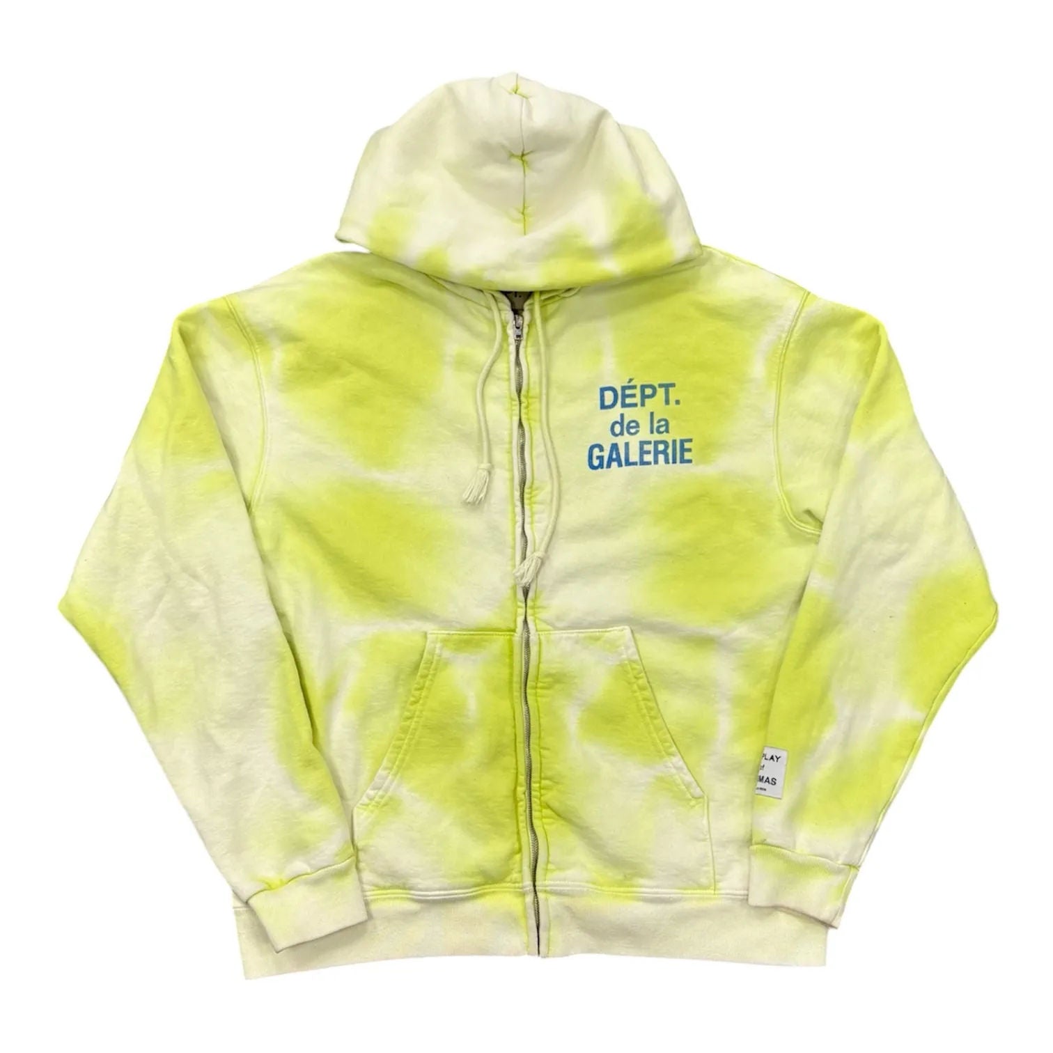Gallery Dept. French Zip Hoodie Lime Green - Preowned