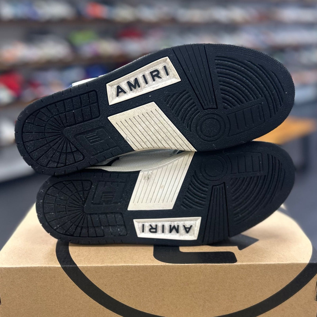 AMIRI Skel Top Low Black White - Preowned