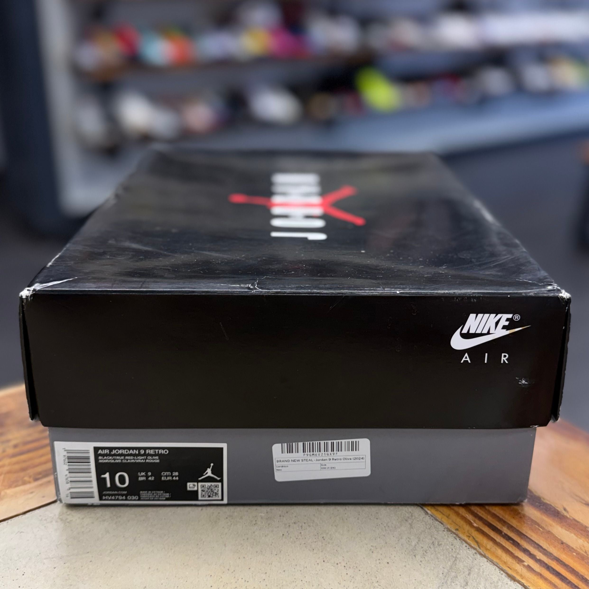 BRAND NEW STEAL - Jordan 9 Retro Olive (2024)