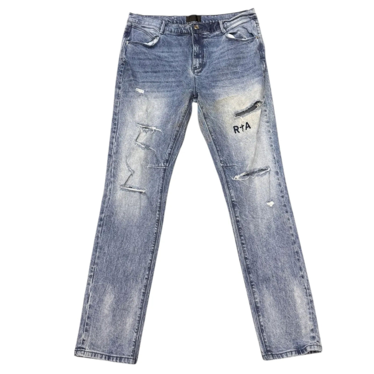 RTA Bryant Distressed Skinny Jeans (Blue) - Preowned