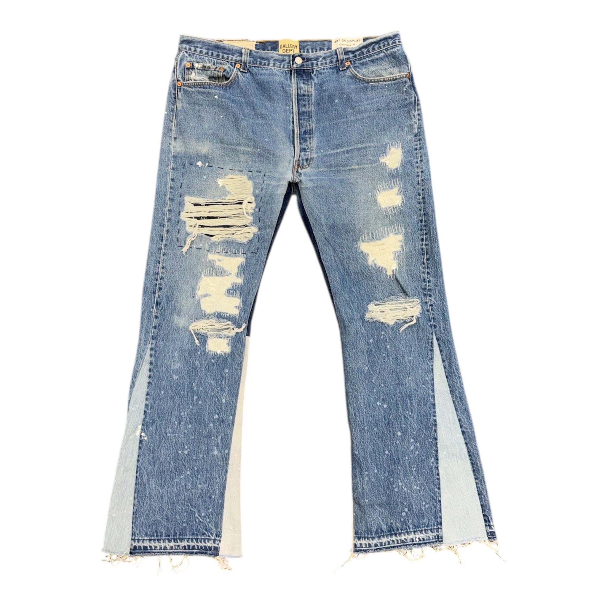 Gallery Dept Indiana Flare Jeans (Light Wash) - Preowned
