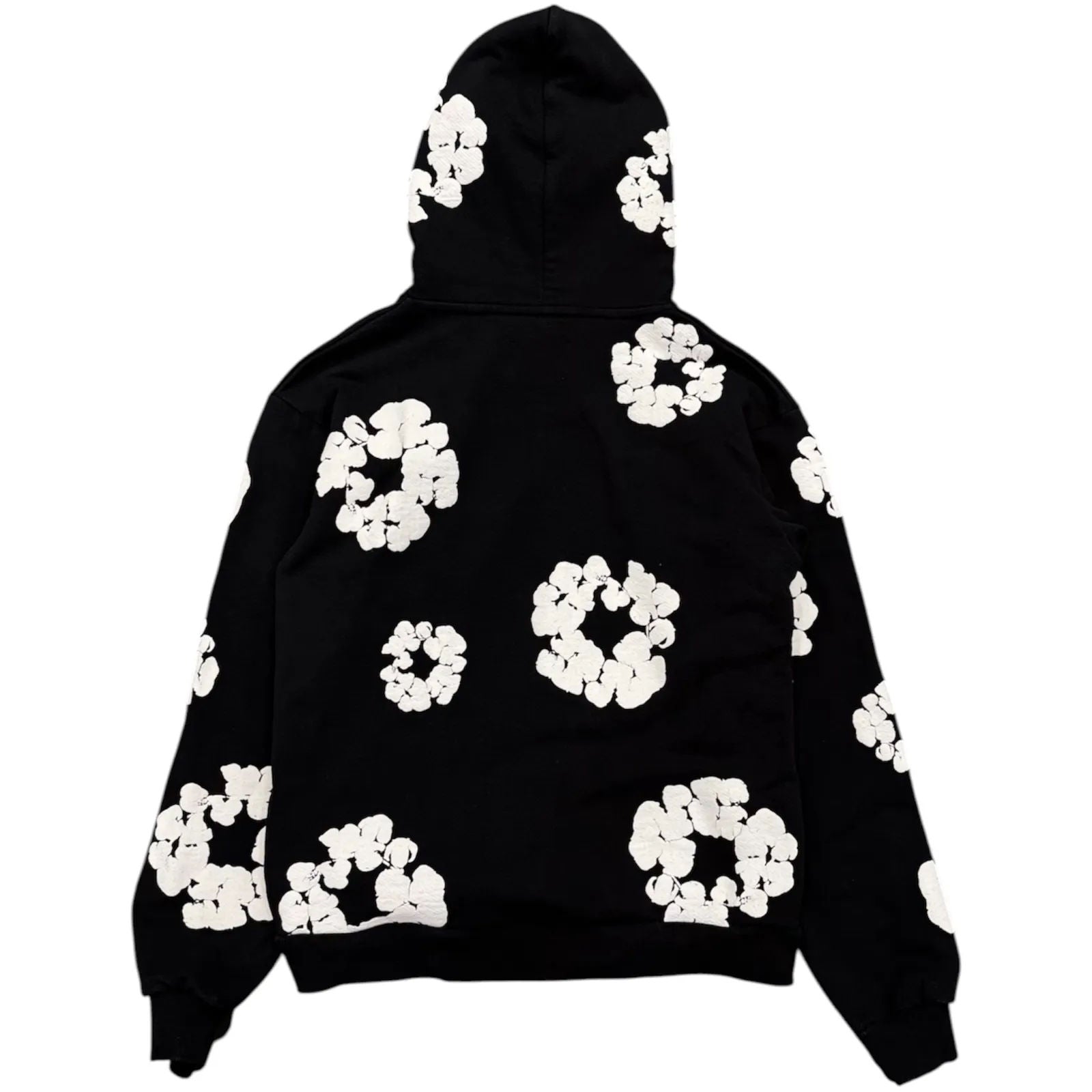 Denim Tears Cotton Wreath Hoodie (Black) - Preowned