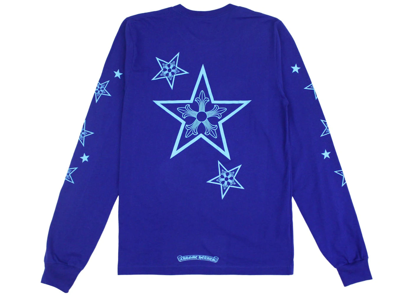 Chrome Hearts Star L/S T-shirt Blue - Preowned