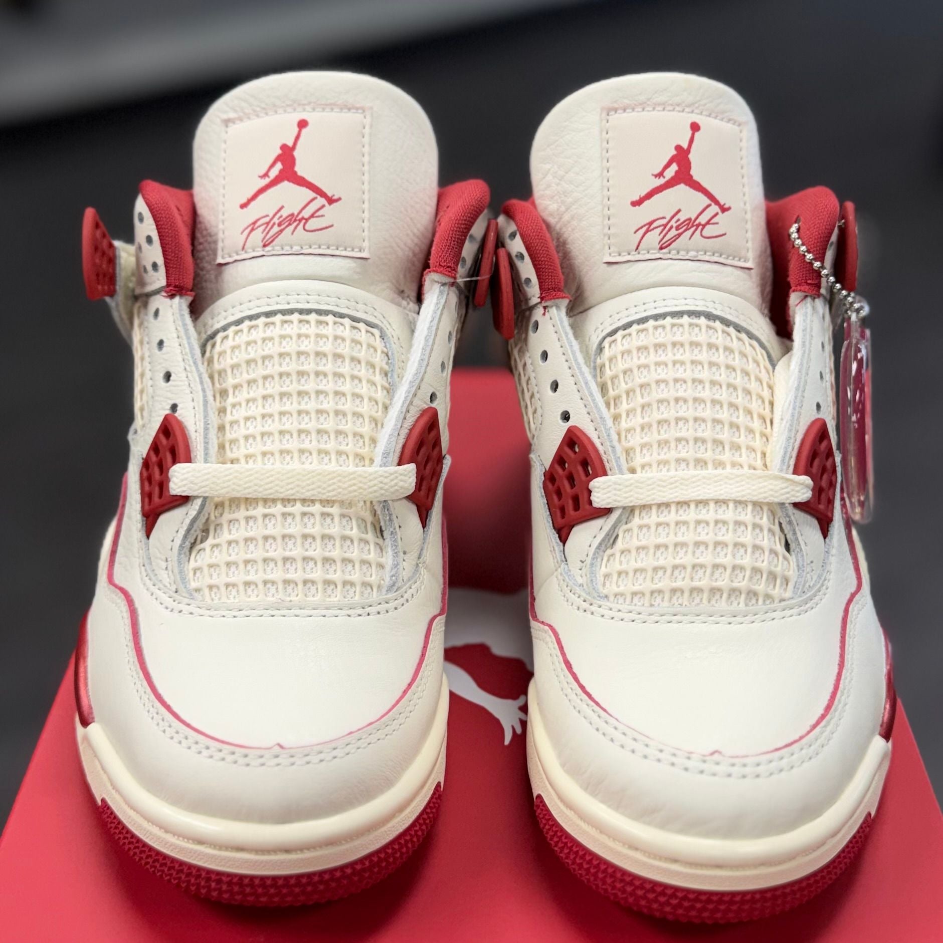BRAND NEW STEAL - Jordan 4 Retro Valentine's Day Sierra Red (Women's)