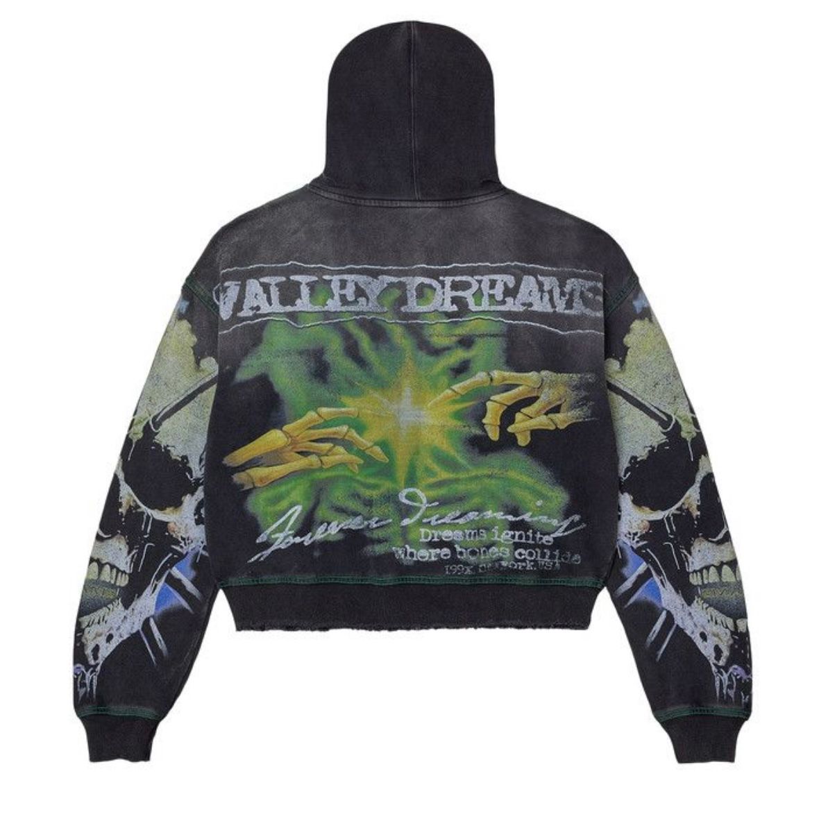 Vale Forever Gravedigger Zip Up (Black) - Preowned