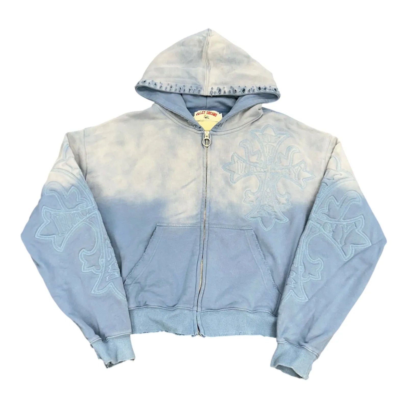 Vale Forever Carver Zip Up Hoodie (Blue) - Preowned