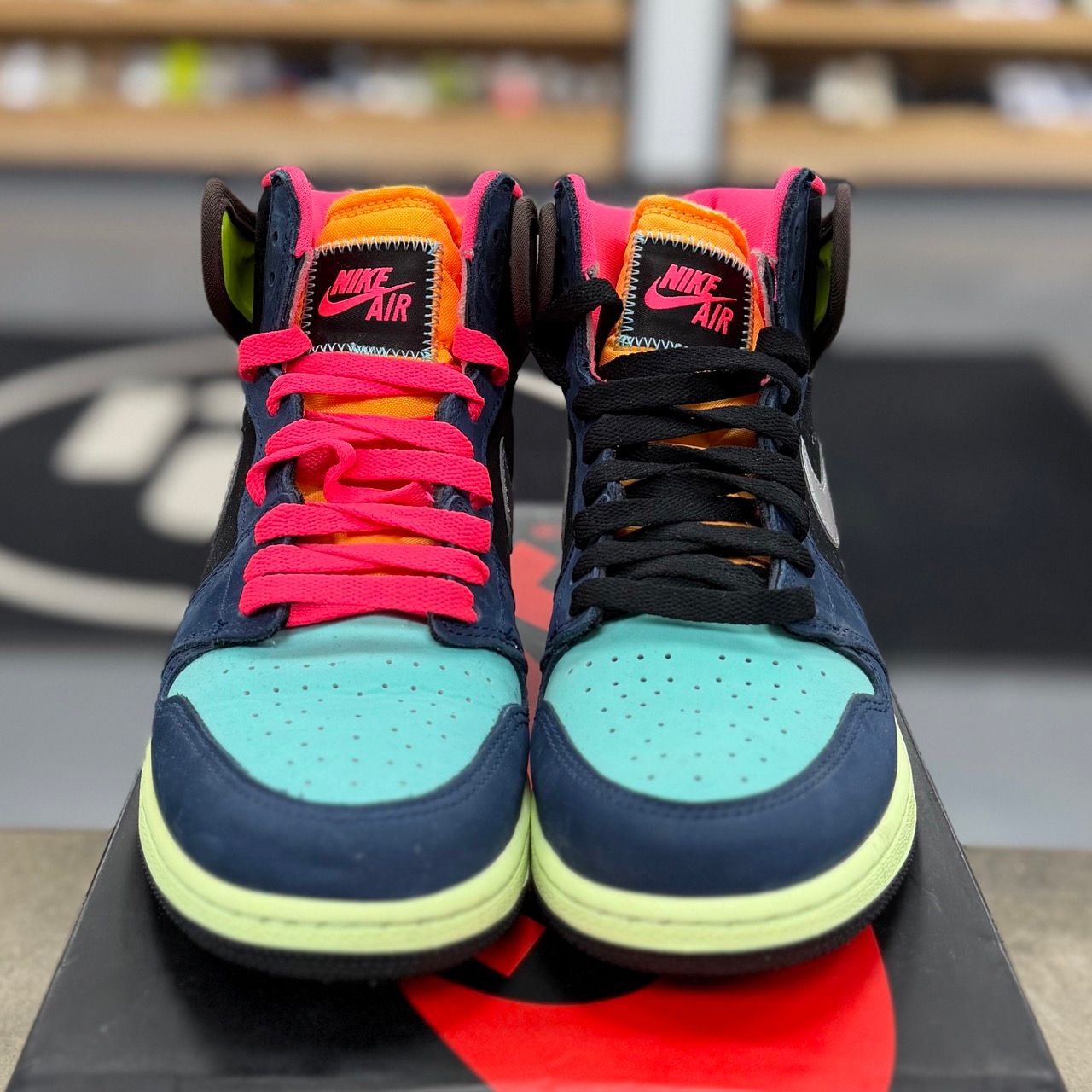 Jordan 1 Retro High Tokyo Bio Hack (GS) - Preowned