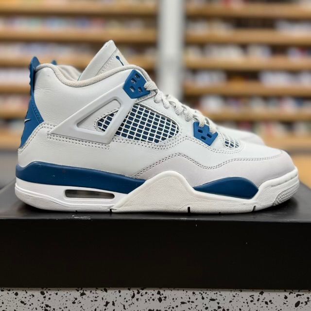 Jordan 4 Retro Military Blue (2024) (GS) - Preowned