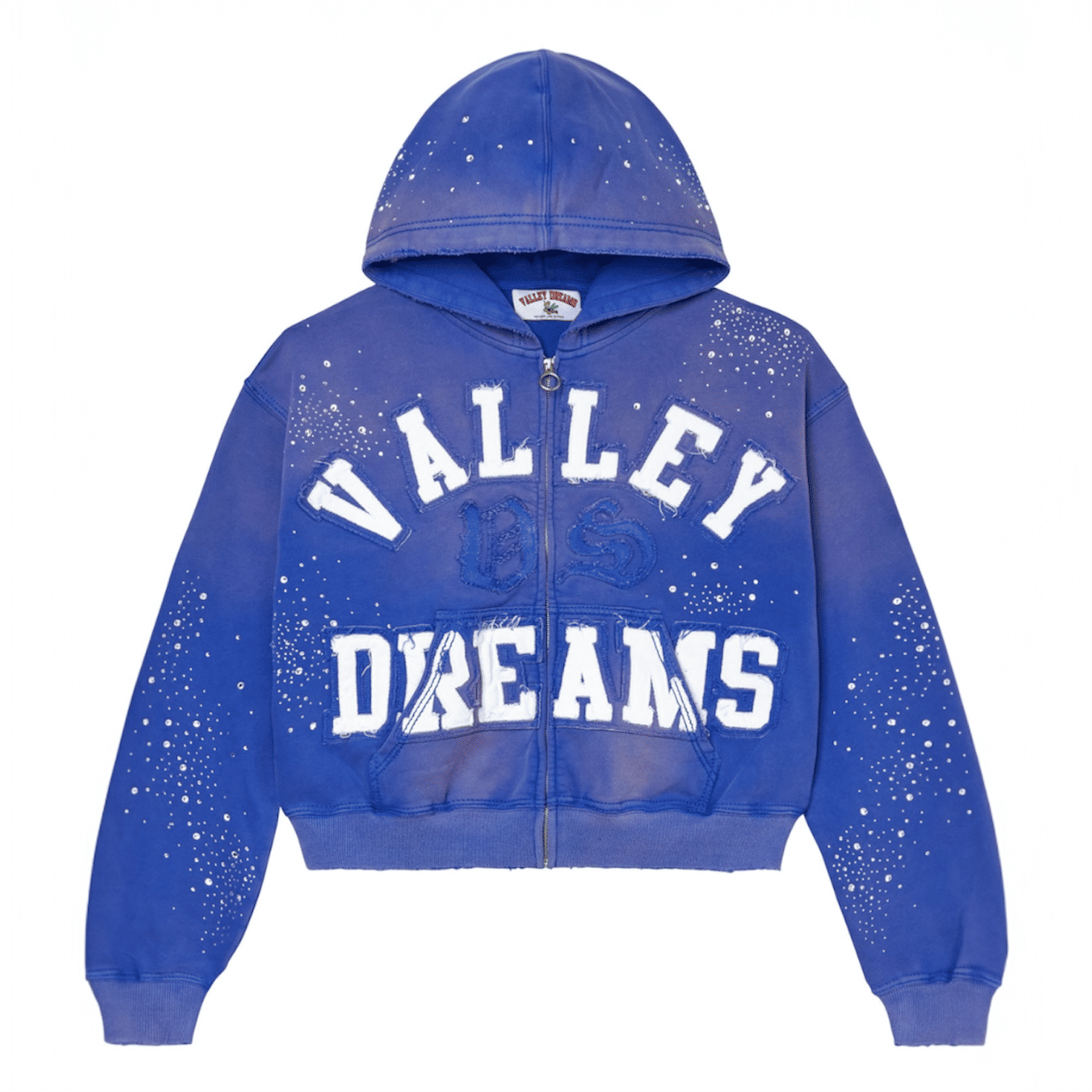 Vale Forever Classico Zip Up Hoodie (Sapphire) - Preowned