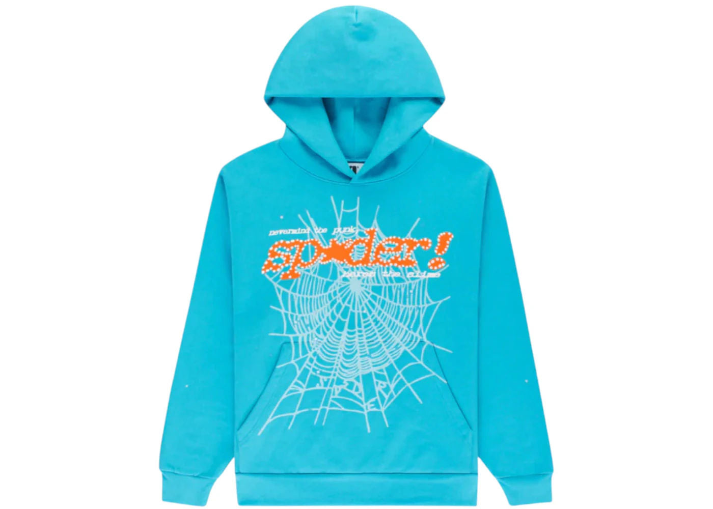 Sp5der Punk V2 Hoodie (Cyan)