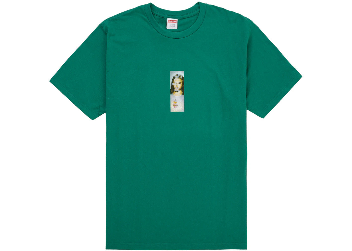 Supreme Prayer Card Box Logo Tee Light Pine