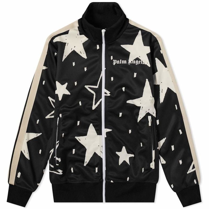 Palm Angels Night Sky Track Jacket (Black/White) - Preowned
