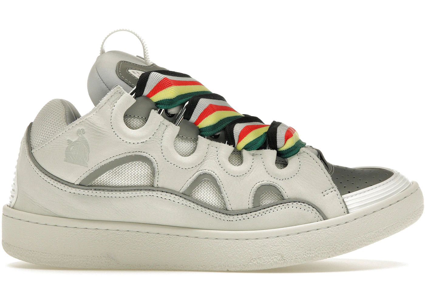 Lanvin Curb Sneaker White Multicolor - Preowned