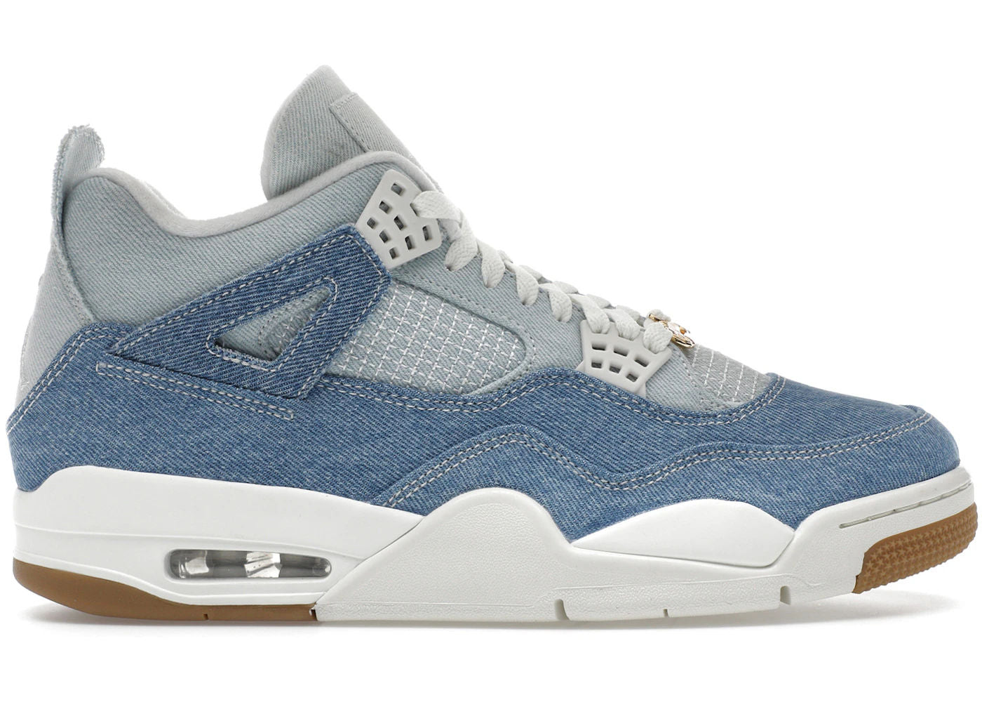 Jordan 4 Retro TEX Denim Worn Blue (Women's) - Preowned