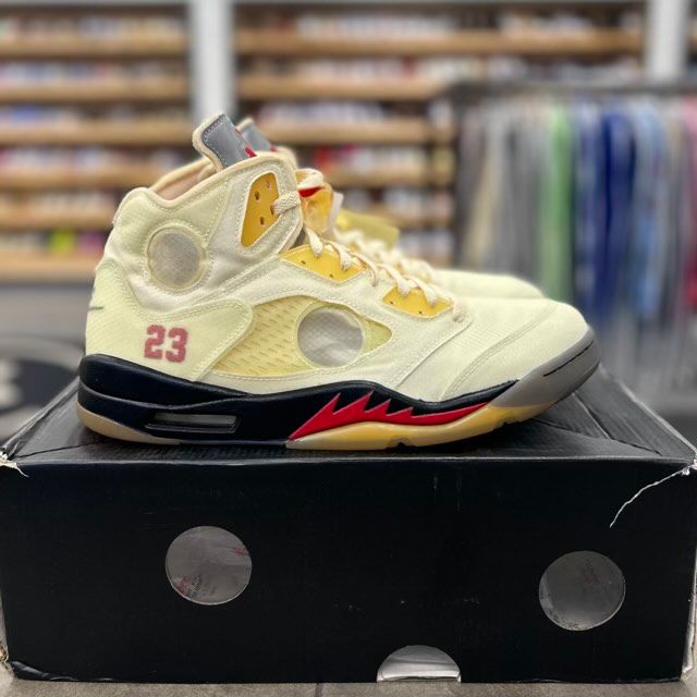 Jordan 5 Retro Off-White Sail - Preowned