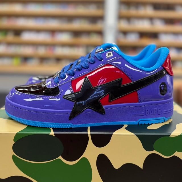 A Bathing Ape Bape Sta OS #1 M2 Purple Red - Preowned