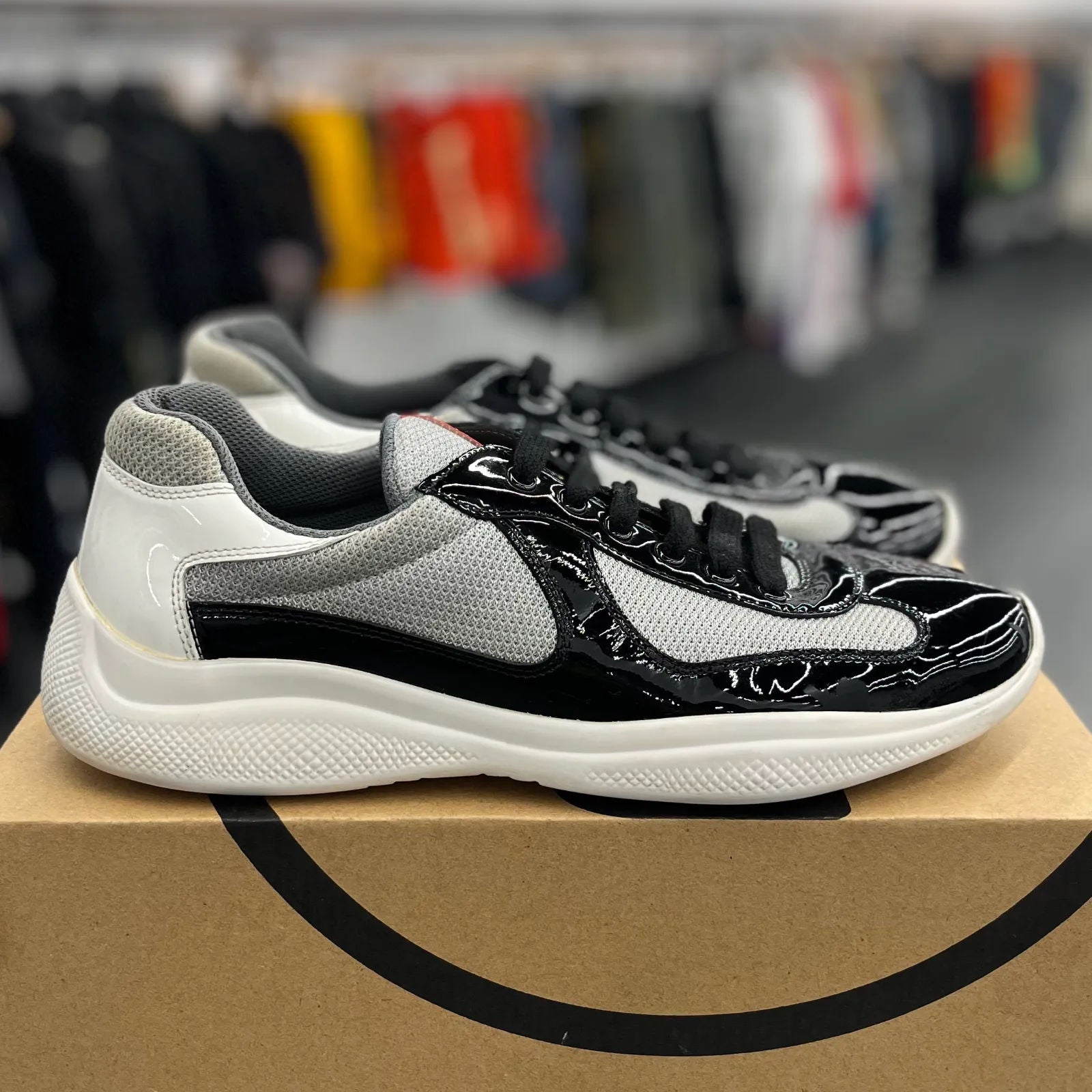 Prada America's Cup Black Silver - Preowned