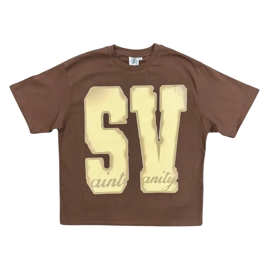 Saint Vanity Logo Tee (Brown) - Preowned