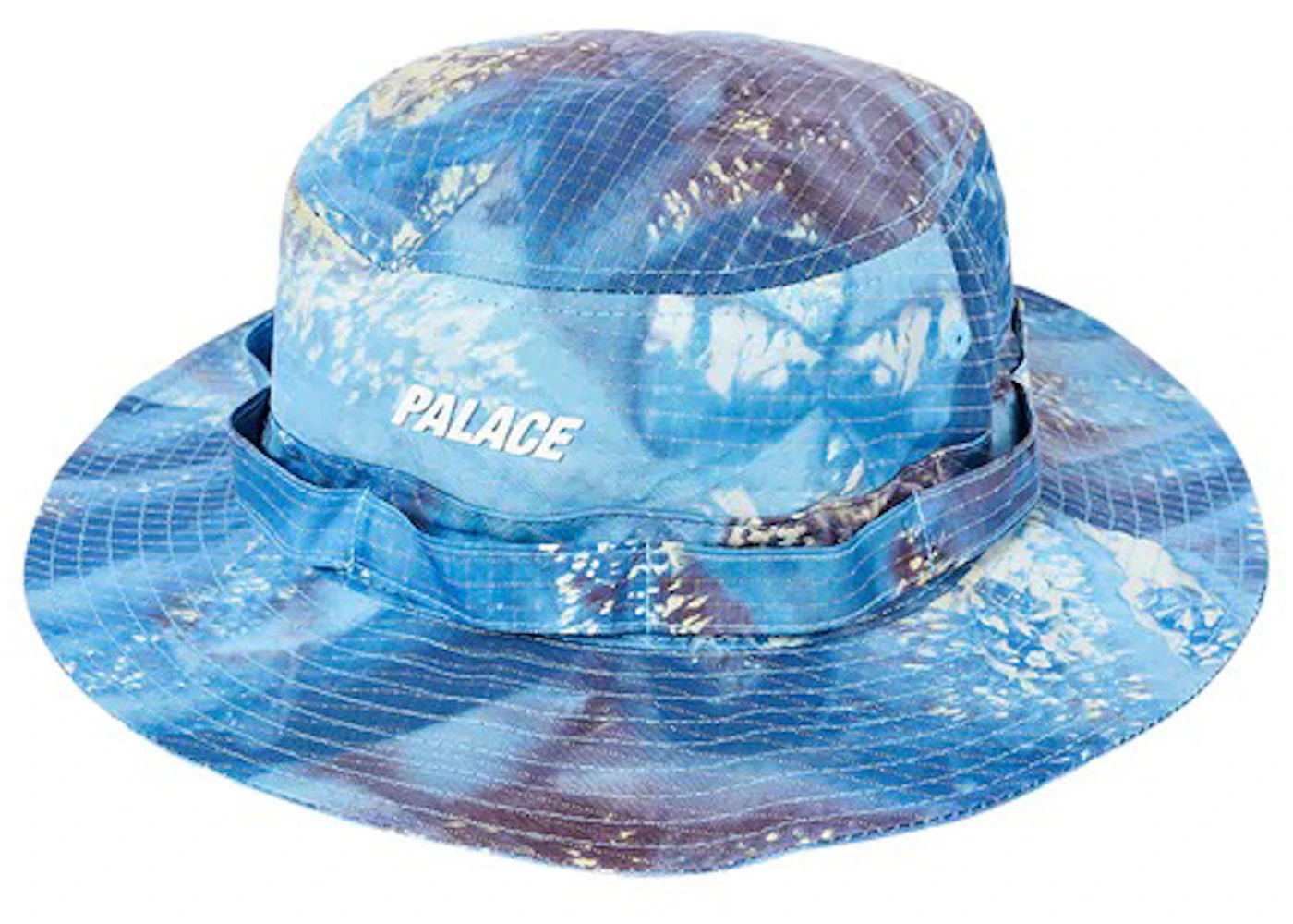 Palace T&D Ripstop Bucket Hat Blue