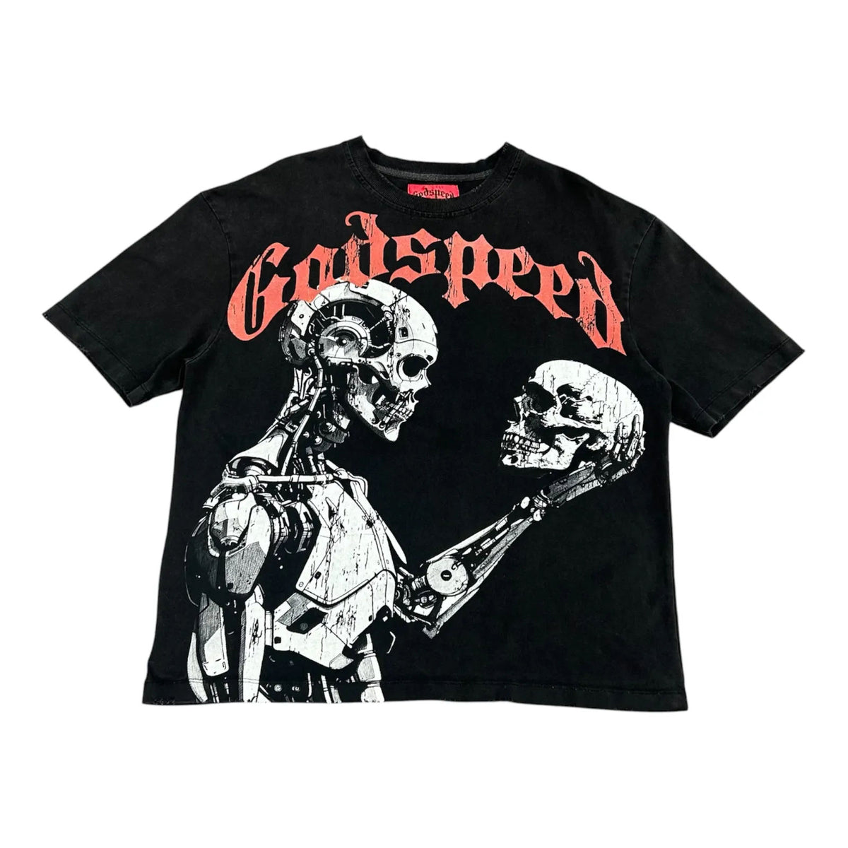 Godspeed Mankind vs AI III Tee Black/Red - Preowned