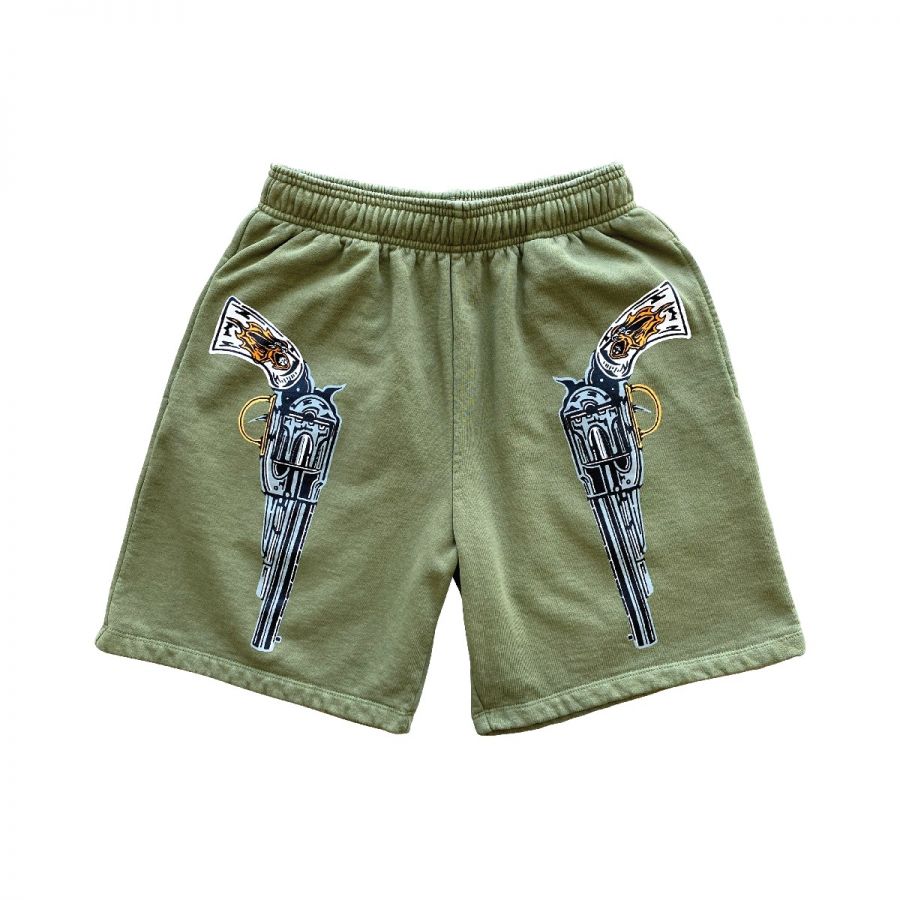 Warren Lotas 6 Guns Shorts (Olive)